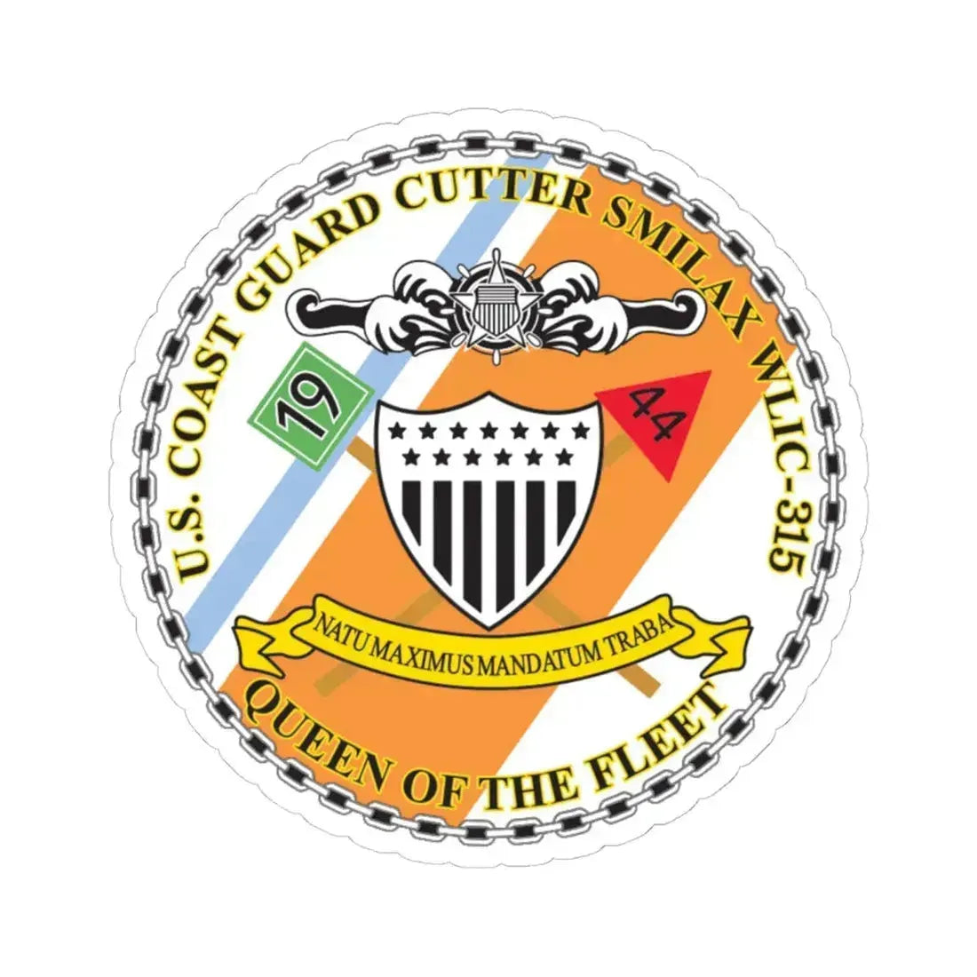 USCGC Simlax (U.S. Coast Guard) STICKER Vinyl Kiss-Cut Decal 6 Inch White - The Sticker Space