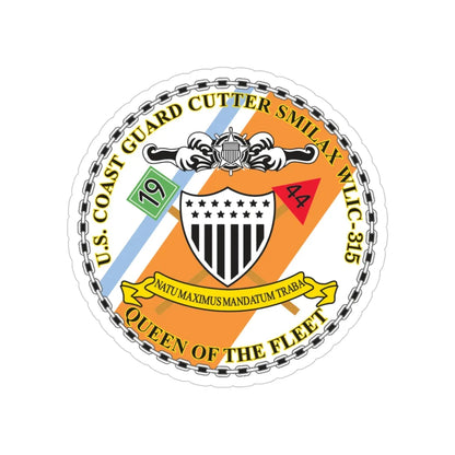 USCGC Simlax (U.S. Coast Guard) Transparent STICKER Die-Cut Vinyl Decal 4 Inch - The Sticker Space