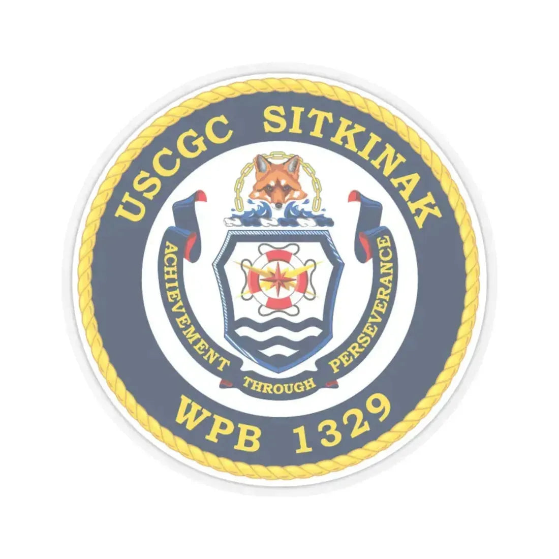 USCGC Sitkinak WPB 1329 (U.S. Coast Guard) STICKER Vinyl Kiss-Cut Decal - The Sticker Space