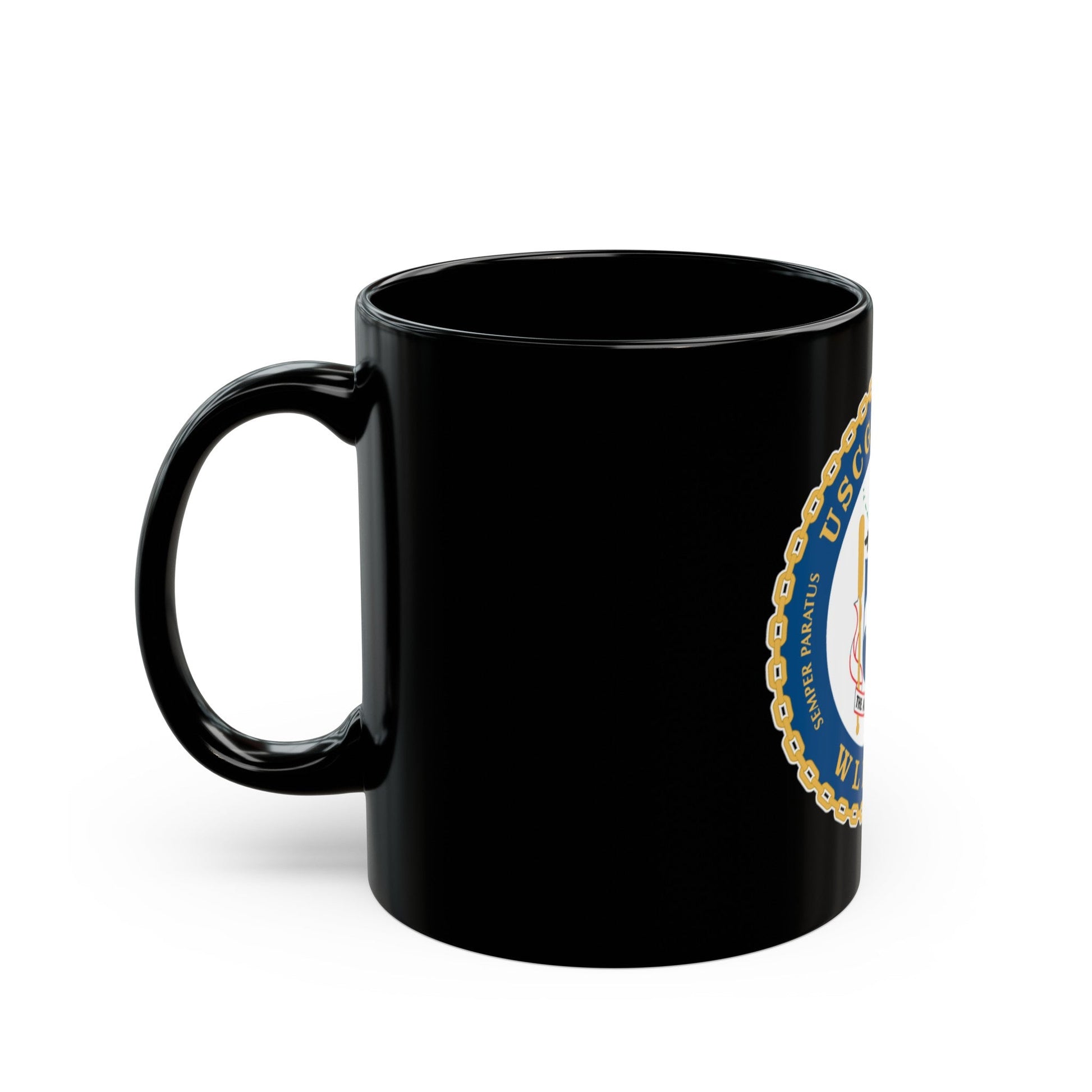 USCGC Spar WLB 206 (U.S. Coast Guard) Black Coffee Mug-The Sticker Space