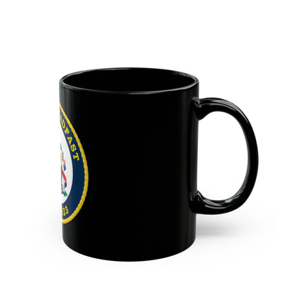 USCGC Steadfast WMEC 623 (U.S. Coast Guard) Black Coffee Mug-The Sticker Space