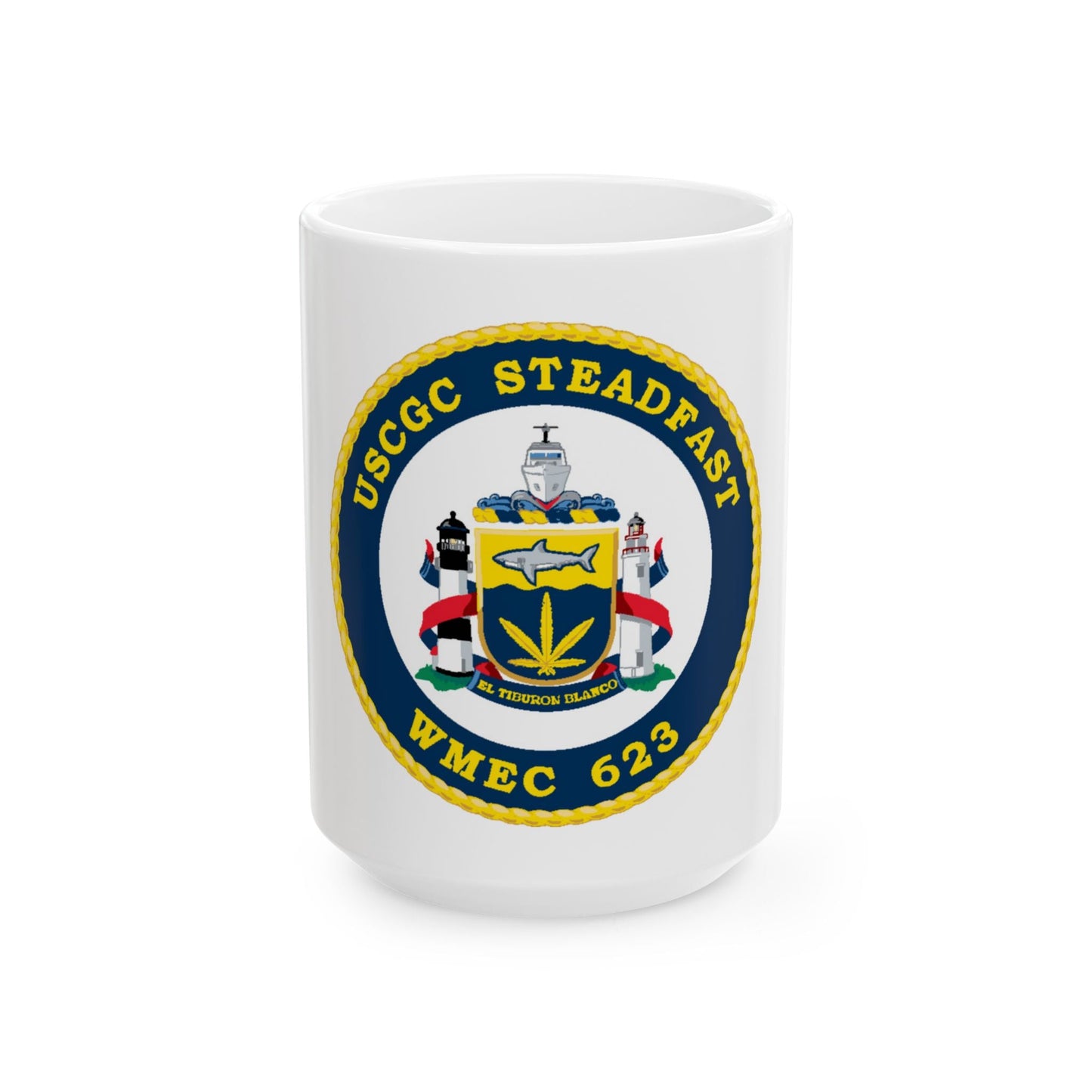 USCGC Steadfast WMEC 623 (U.S. Coast Guard) White Coffee Mug