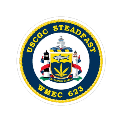 USCGC Steadfast WMEC 623 (U.S. Coast Guard) Transparent STICKER Die-Cut Vinyl Decal 3 Inch - The Sticker Space
