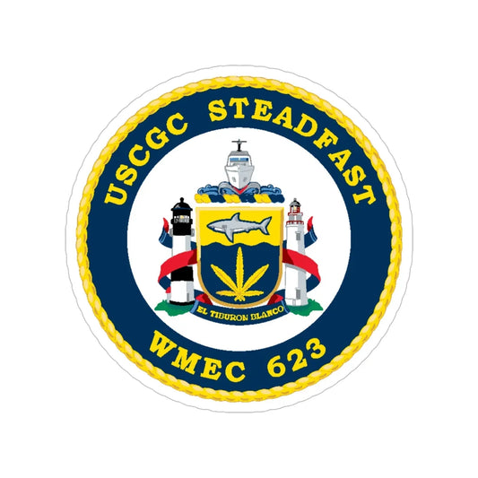 USCGC Steadfast WMEC 623 (U.S. Coast Guard) Transparent STICKER Die-Cut Vinyl Decal 6 Inch - The Sticker Space