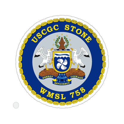 USCGC STONE WMSL 758 (U.S. Coast Guard) STICKER Vinyl Die-Cut Decal 5 Inch - The Sticker Space