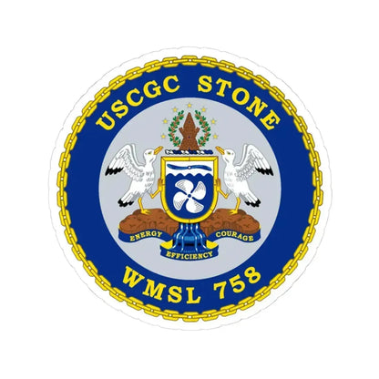 USCGC STONE WMSL 758 (U.S. Coast Guard) STICKER Vinyl Kiss-Cut Decal - The Sticker Space