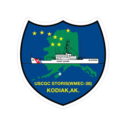 USCGC Storis WMEC 38 (U.S. Coast Guard) Transparent STICKER Die-Cut Vinyl Decal-2 Inch-The Sticker Space