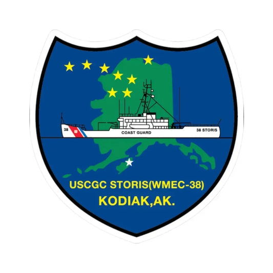 USCGC Storis WMEC 38 (U.S. Coast Guard) STICKER Vinyl Kiss-Cut Decal 2 Inch White - The Sticker Space