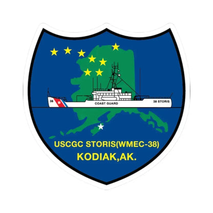 USCGC Storis WMEC 38 (U.S. Coast Guard) STICKER Vinyl Kiss-Cut Decal 2 Inch White - The Sticker Space