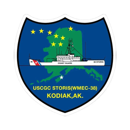 USCGC Storis WMEC 38 (U.S. Coast Guard) STICKER Vinyl Kiss-Cut Decal 3 Inch White - The Sticker Space