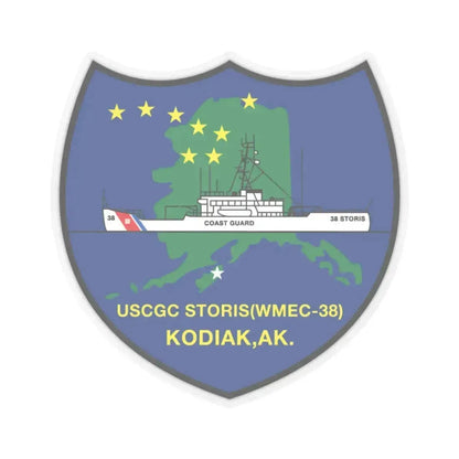 USCGC Storis WMEC 38 (U.S. Coast Guard) STICKER Vinyl Kiss-Cut Decal 6 Inch Transparent - The Sticker Space