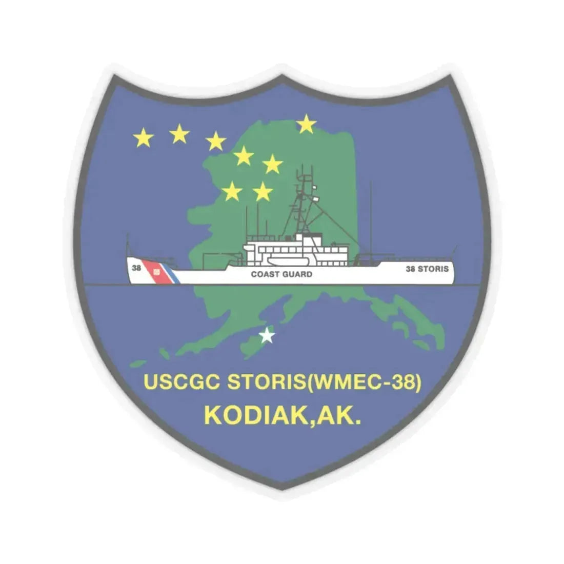 USCGC Storis WMEC 38 (U.S. Coast Guard) STICKER Vinyl Kiss-Cut Decal - The Sticker Space