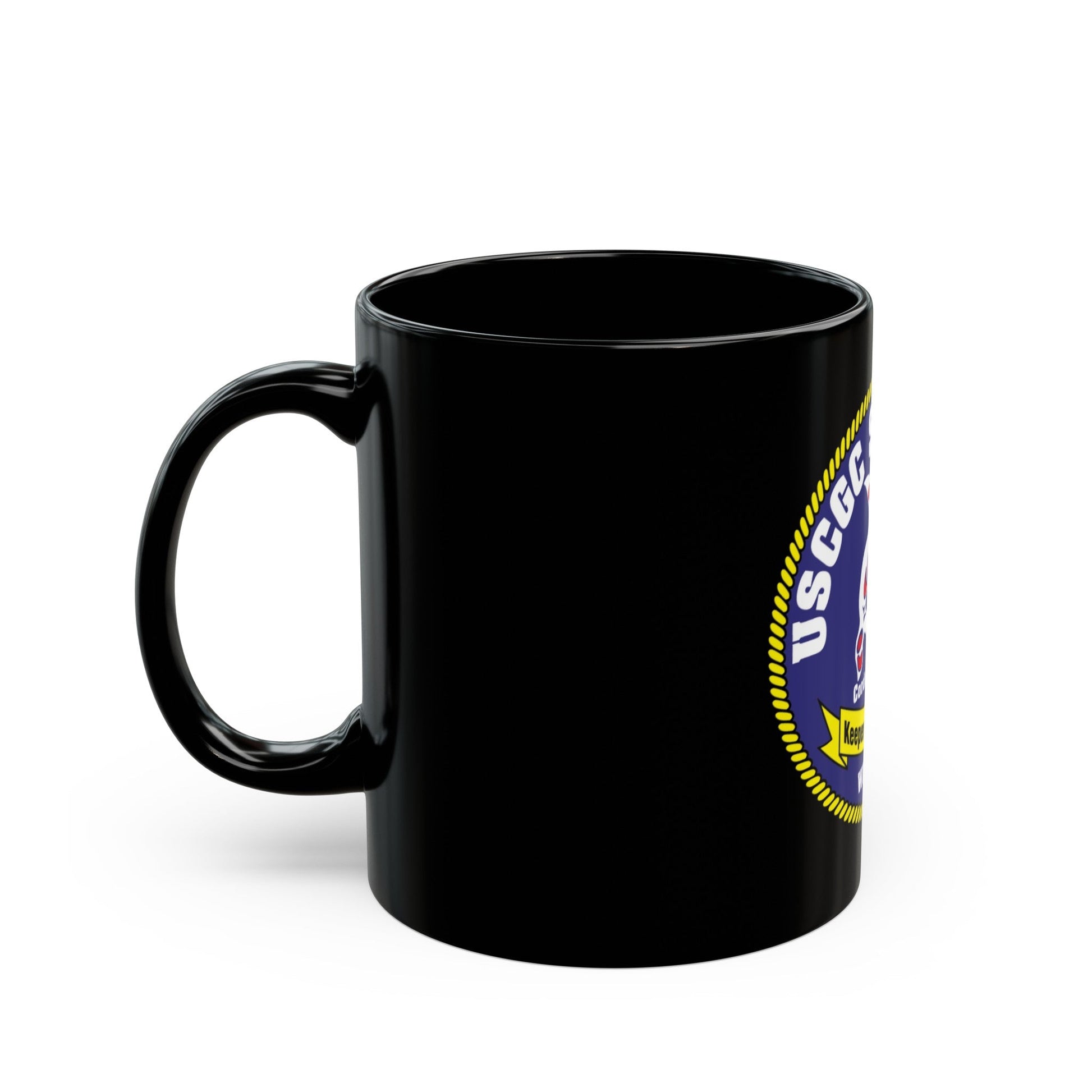 USCGC Sycamore WLB 209 (U.S. Coast Guard) Black Coffee Mug-The Sticker Space
