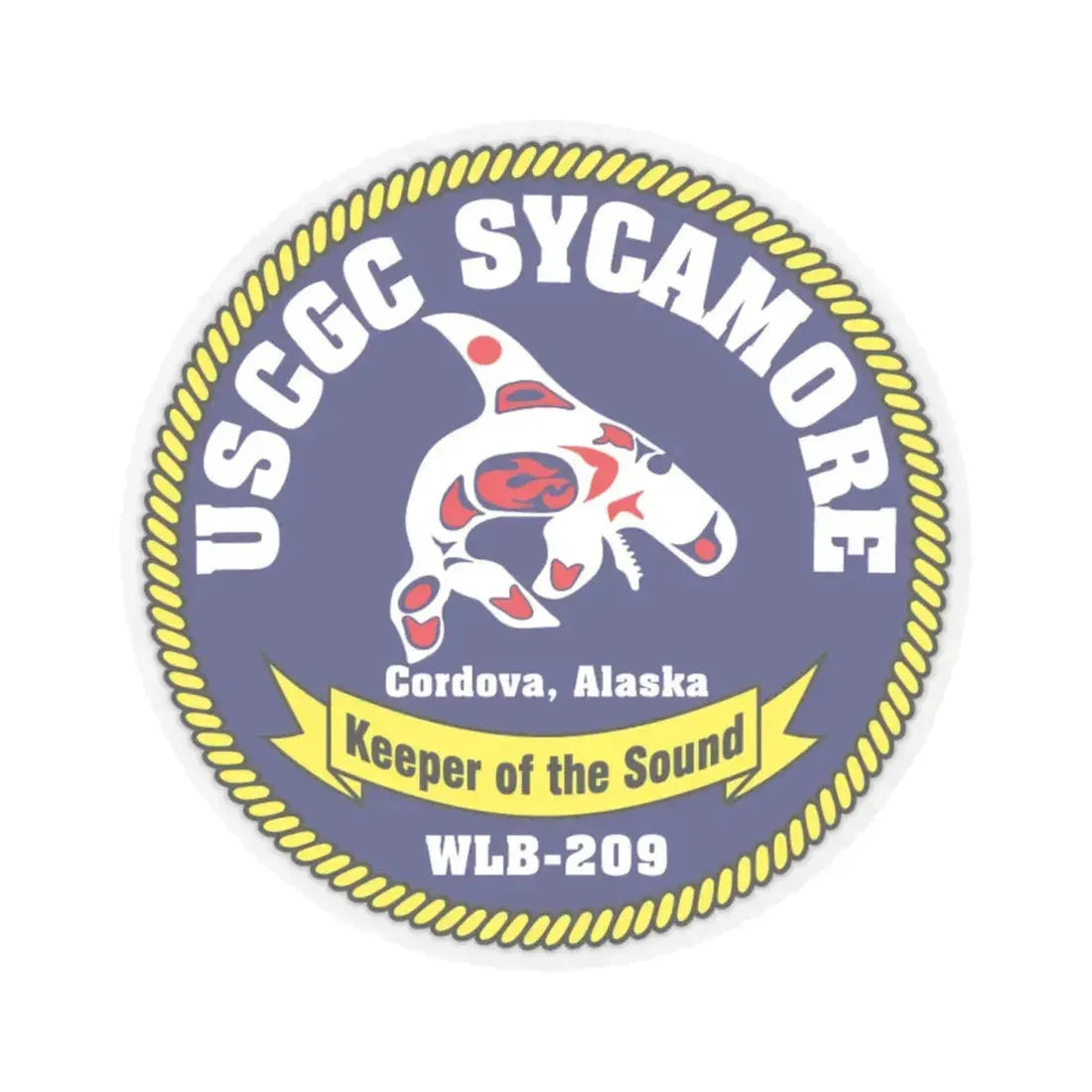 USCGC Sycamore WLB 209 (U.S. Coast Guard) STICKER Vinyl Kiss-Cut Decal - The Sticker Space