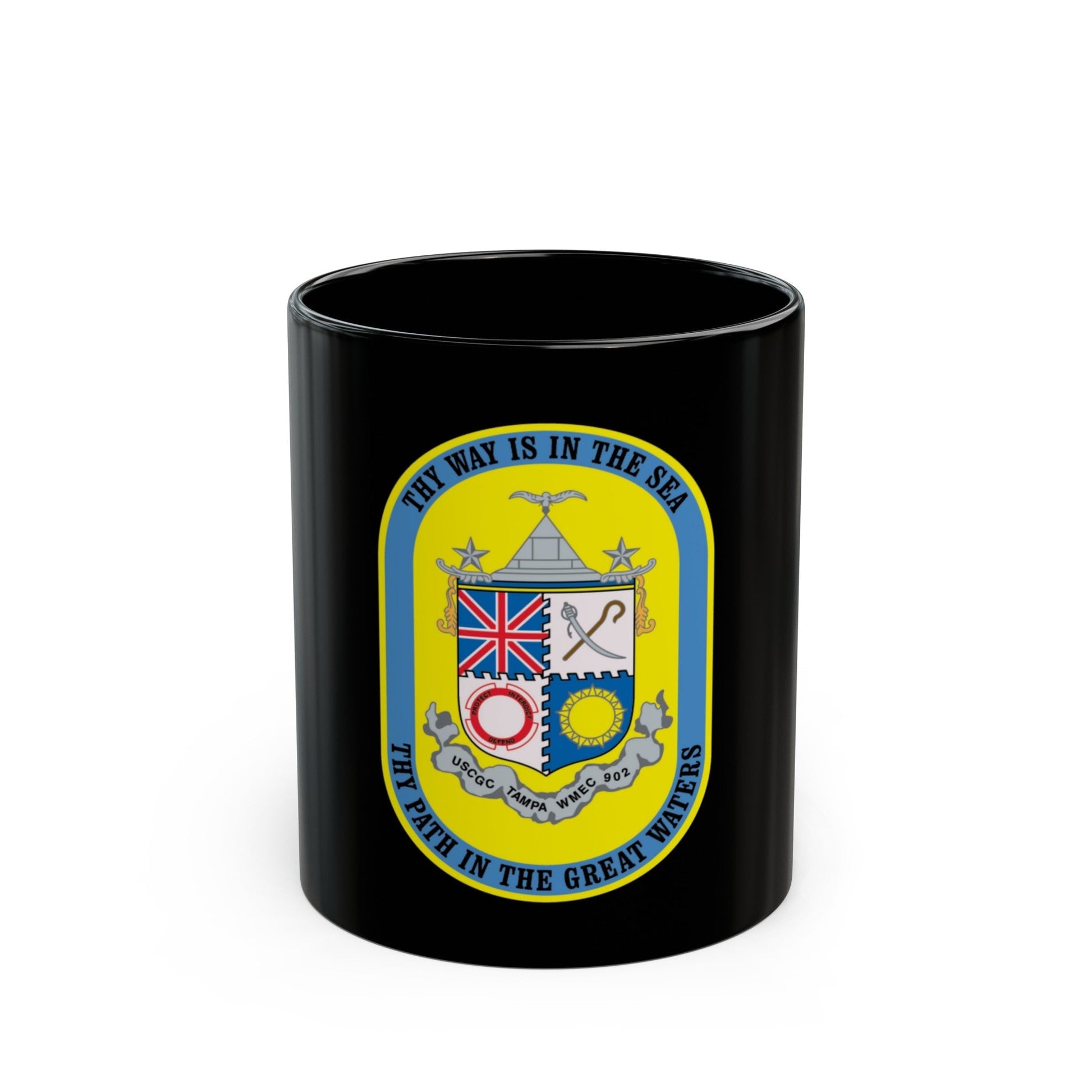 USCGC Tampa WMEC 902 (U.S. Coast Guard) Black Coffee Mug-11oz-The Sticker Space