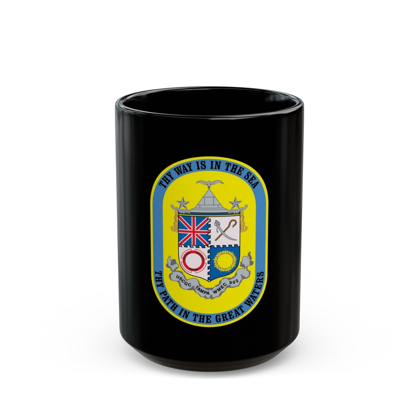 USCGC Tampa WMEC 902 (U.S. Coast Guard) Black Coffee Mug-15oz-The Sticker Space