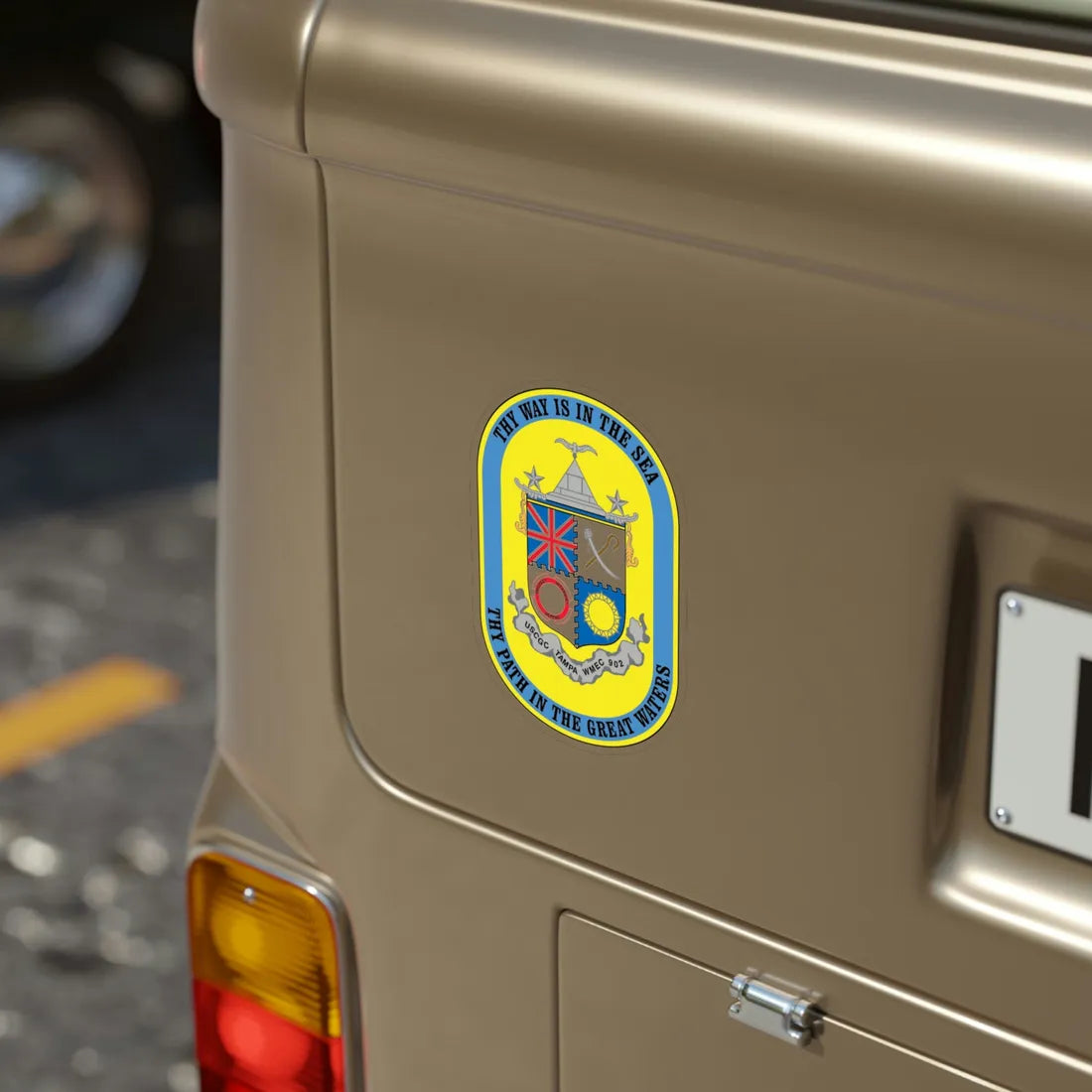 USCGC Tampa WMEC 902 (U.S. Coast Guard) Transparent STICKER Die-Cut Vinyl Decal - The Sticker Space