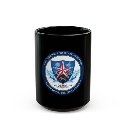 USCGC Training Yorktown (U.S. Coast Guard) Black Coffee Mug-15oz-The Sticker Space
