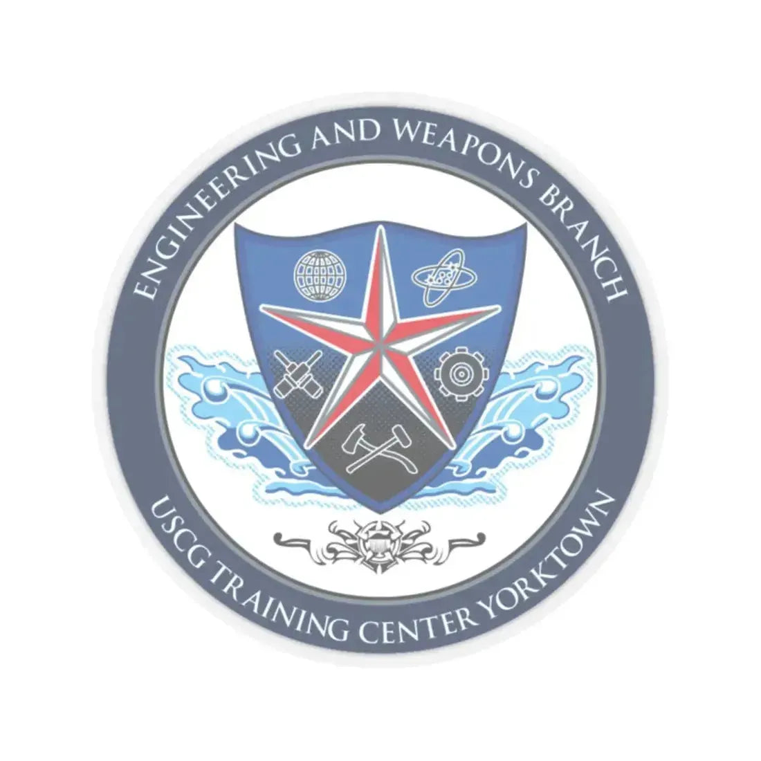 USCGC Training Yorktown (U.S. Coast Guard) STICKER Vinyl Kiss-Cut Decal - The Sticker Space