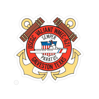 USCGC Valiant WMEC 621 (U.S. Coast Guard) Transparent STICKER Die-Cut Vinyl Decal-2 Inch-The Sticker Space