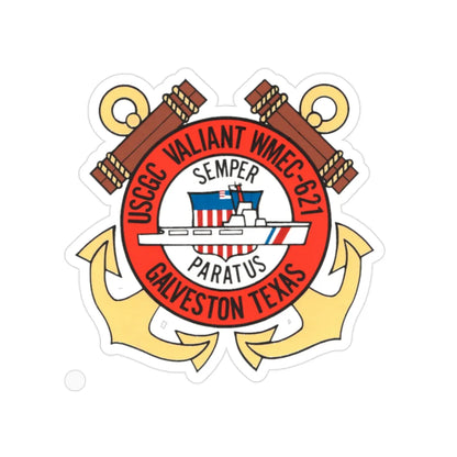 USCGC Valiant WMEC 621 (U.S. Coast Guard) Transparent STICKER Die-Cut Vinyl Decal 2 Inch - The Sticker Space