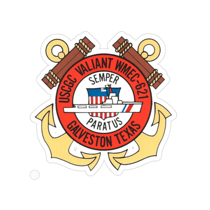 USCGC Valiant WMEC 621 (U.S. Coast Guard) Transparent STICKER Die-Cut Vinyl Decal 3 Inch - The Sticker Space