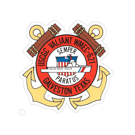 USCGC Valiant WMEC 621 (U.S. Coast Guard) Transparent STICKER Die-Cut Vinyl Decal 6 Inch - The Sticker Space