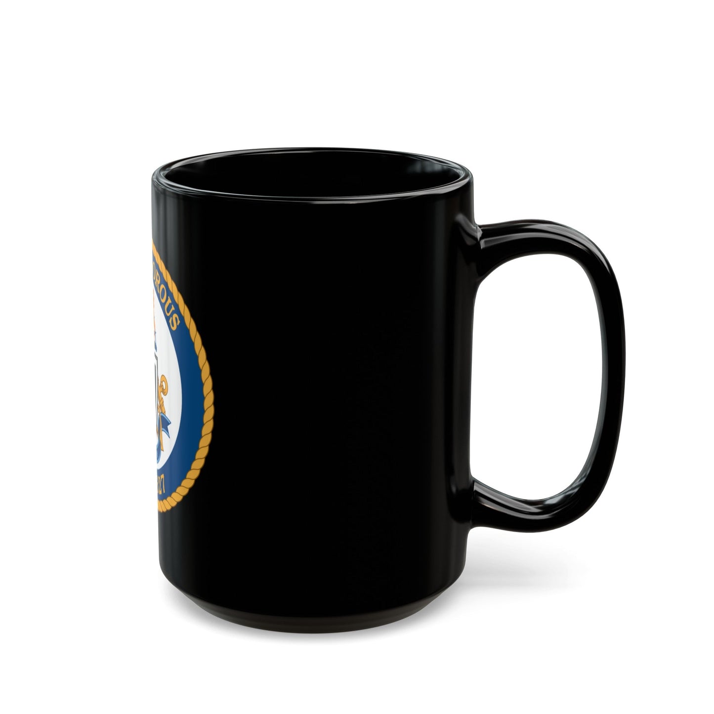 USCGC Vigorous WMEC 627 (U.S. Coast Guard) Black Coffee Mug-The Sticker Space