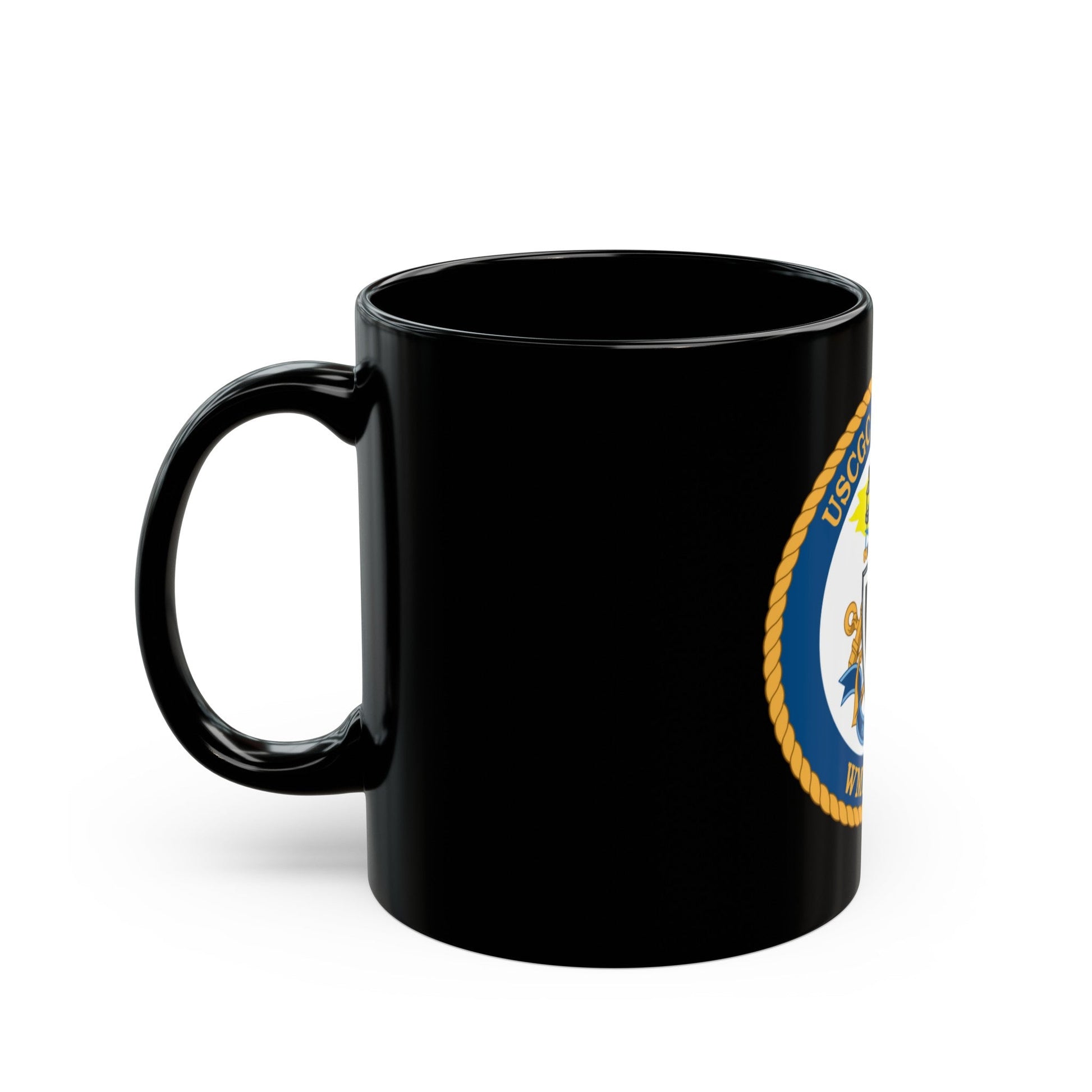 USCGC Vigorous WMEC 627 (U.S. Coast Guard) Black Coffee Mug-The Sticker Space