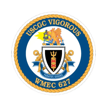 USCGC Vigorous WMEC 627 (U.S. Coast Guard) STICKER Vinyl Kiss-Cut Decal 6 Inch White - The Sticker Space
