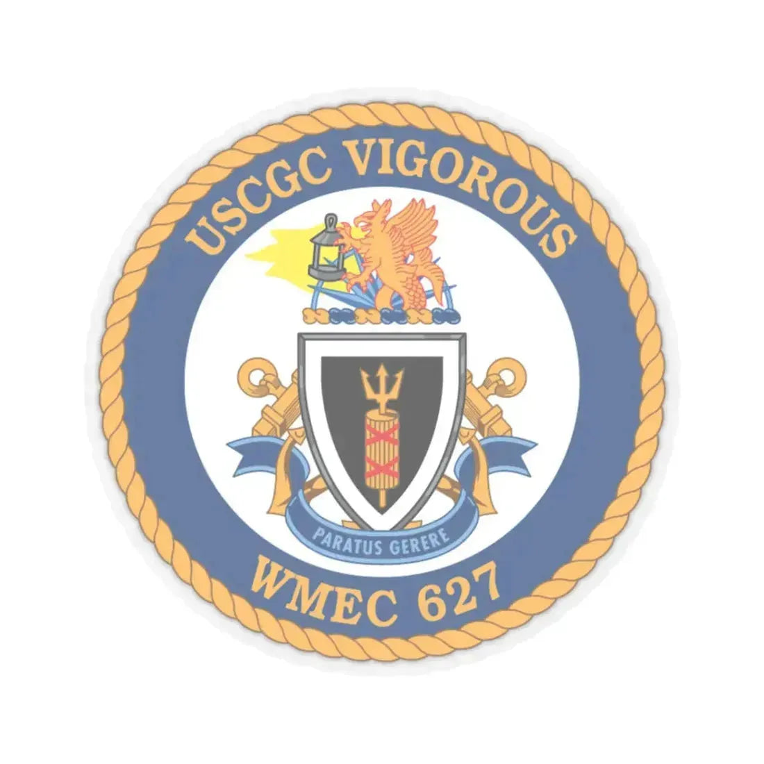 USCGC Vigorous WMEC 627 (U.S. Coast Guard) STICKER Vinyl Kiss-Cut Decal - The Sticker Space