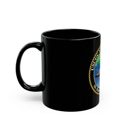 USCGC VISE WLIC 75305 (U.S. Coast Guard) Black Coffee Mug-The Sticker Space