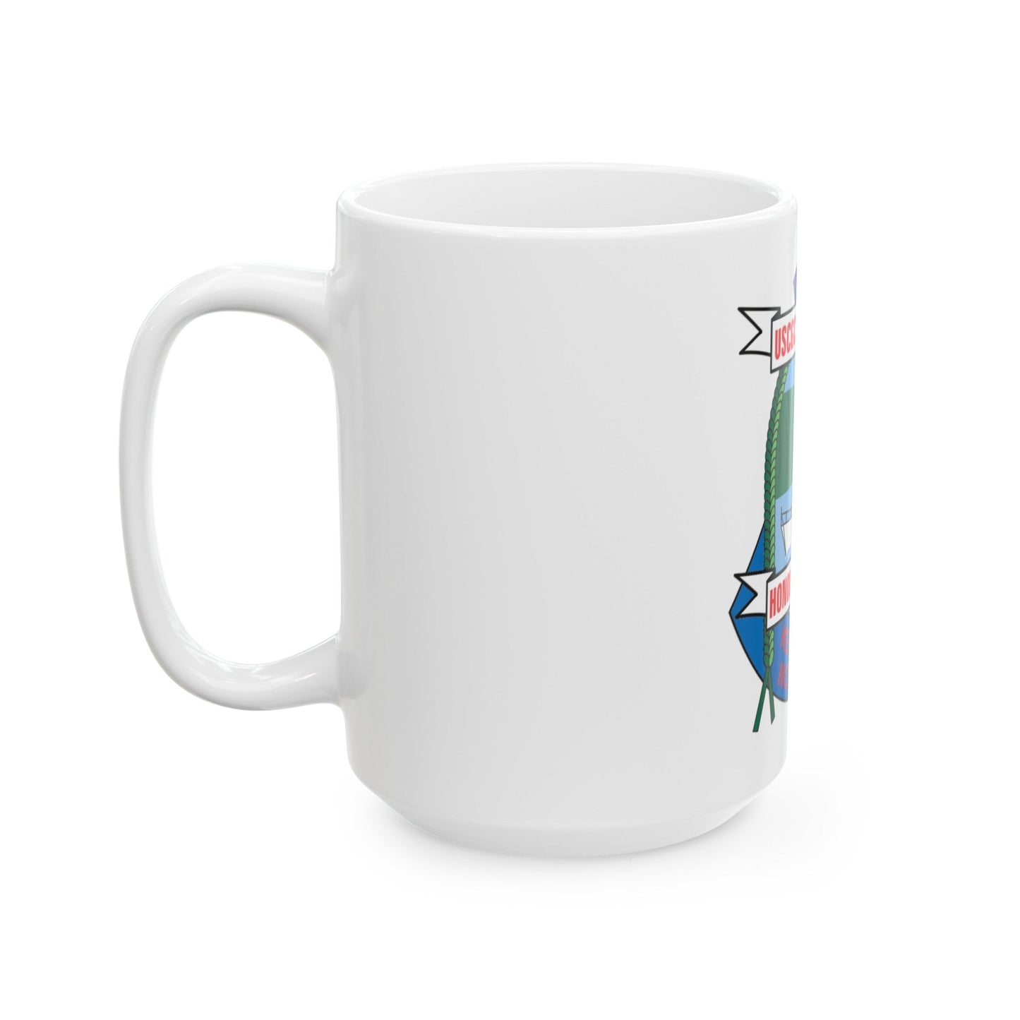 USCGC Washington WPB 1331 Honolulu Hawaii (U.S. Coast Guard) White Coffee Mug-The Sticker Space