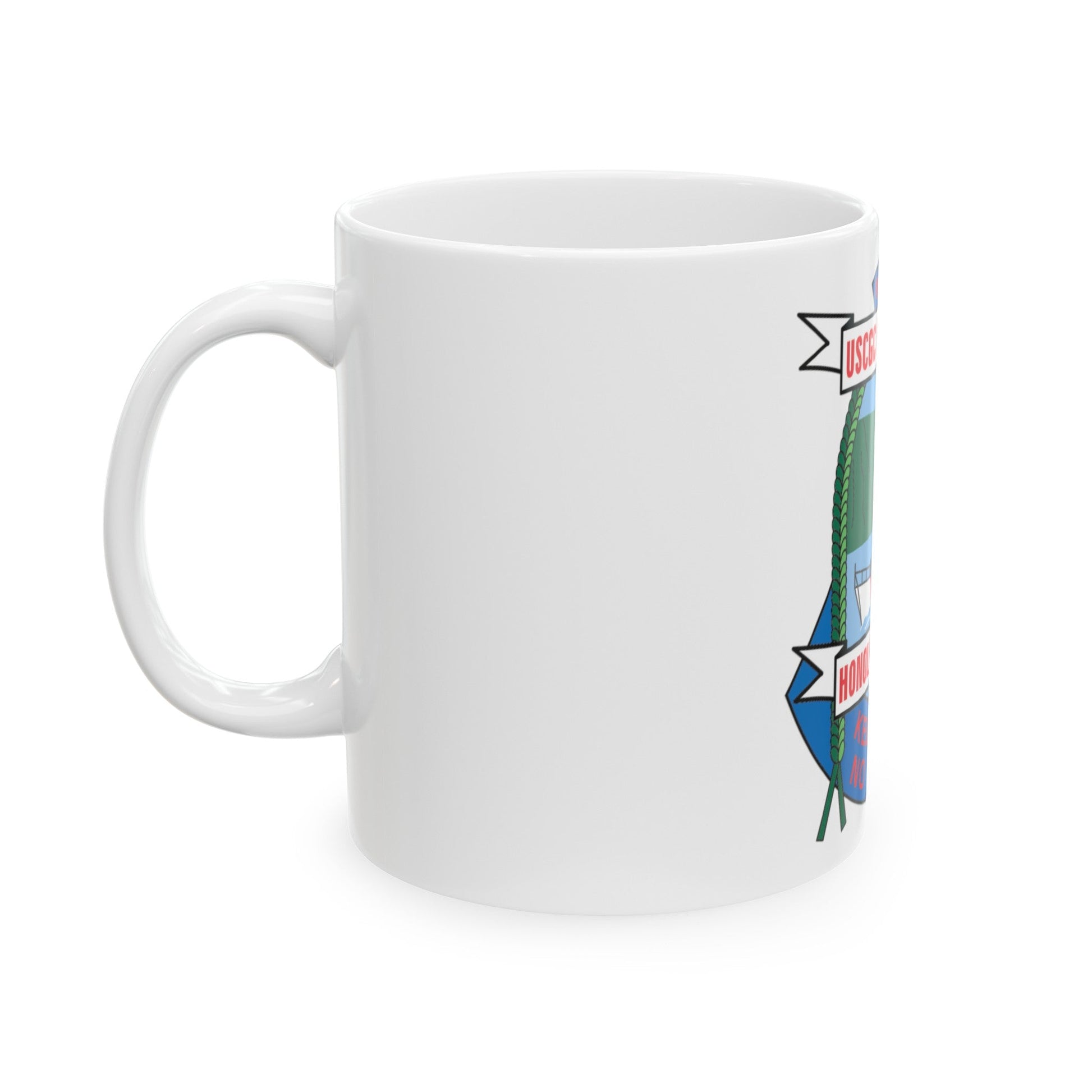 USCGC Washington WPB 1331 Honolulu Hawaii (U.S. Coast Guard) White Coffee Mug-The Sticker Space