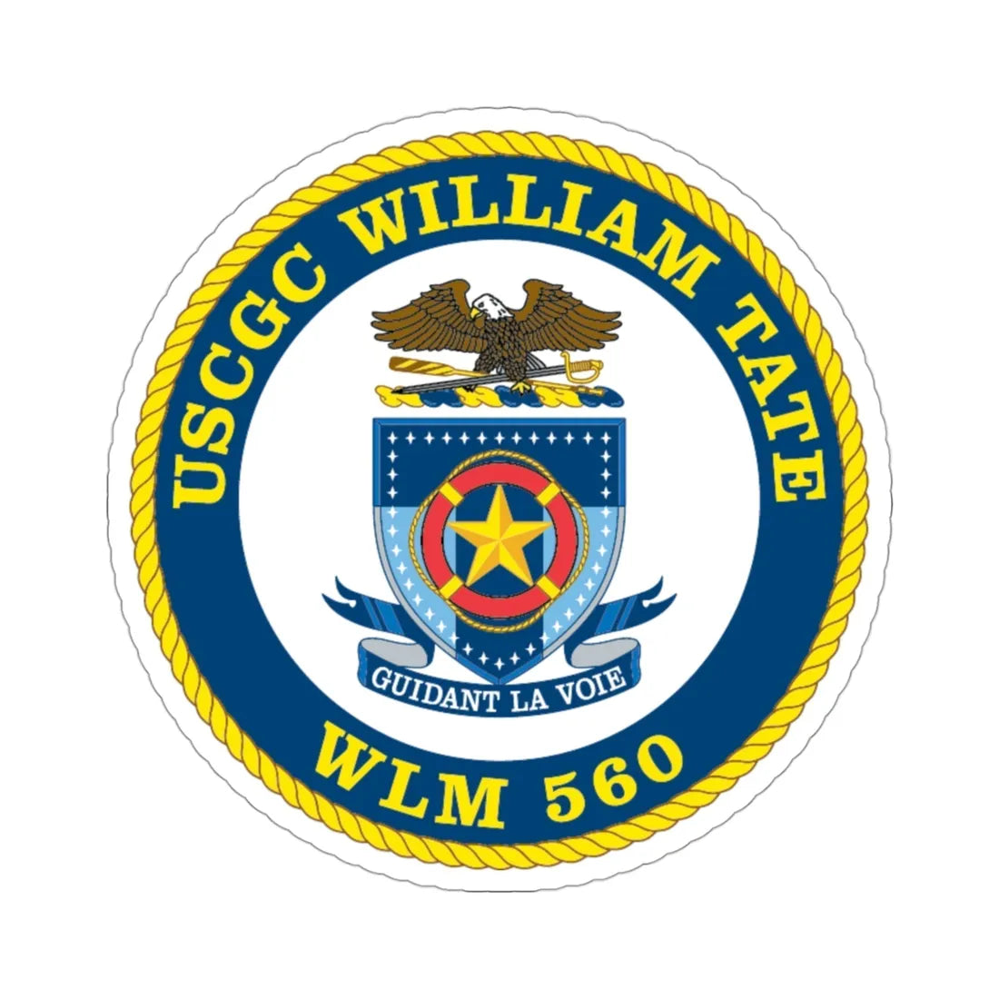 USCGC William Tate WLM 560 (U.S. Coast Guard) STICKER Vinyl Die-Cut Decal 3 Inch - The Sticker Space