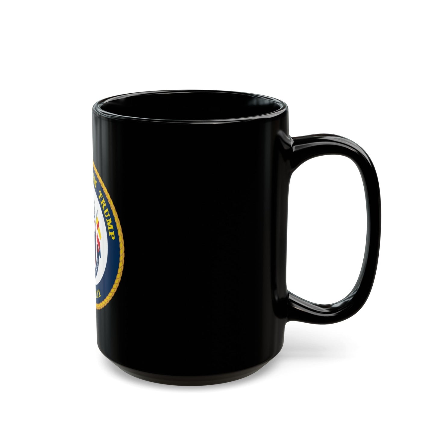 USCGC William Trump WPC 1111 (U.S. Coast Guard) Black Coffee Mug-The Sticker Space