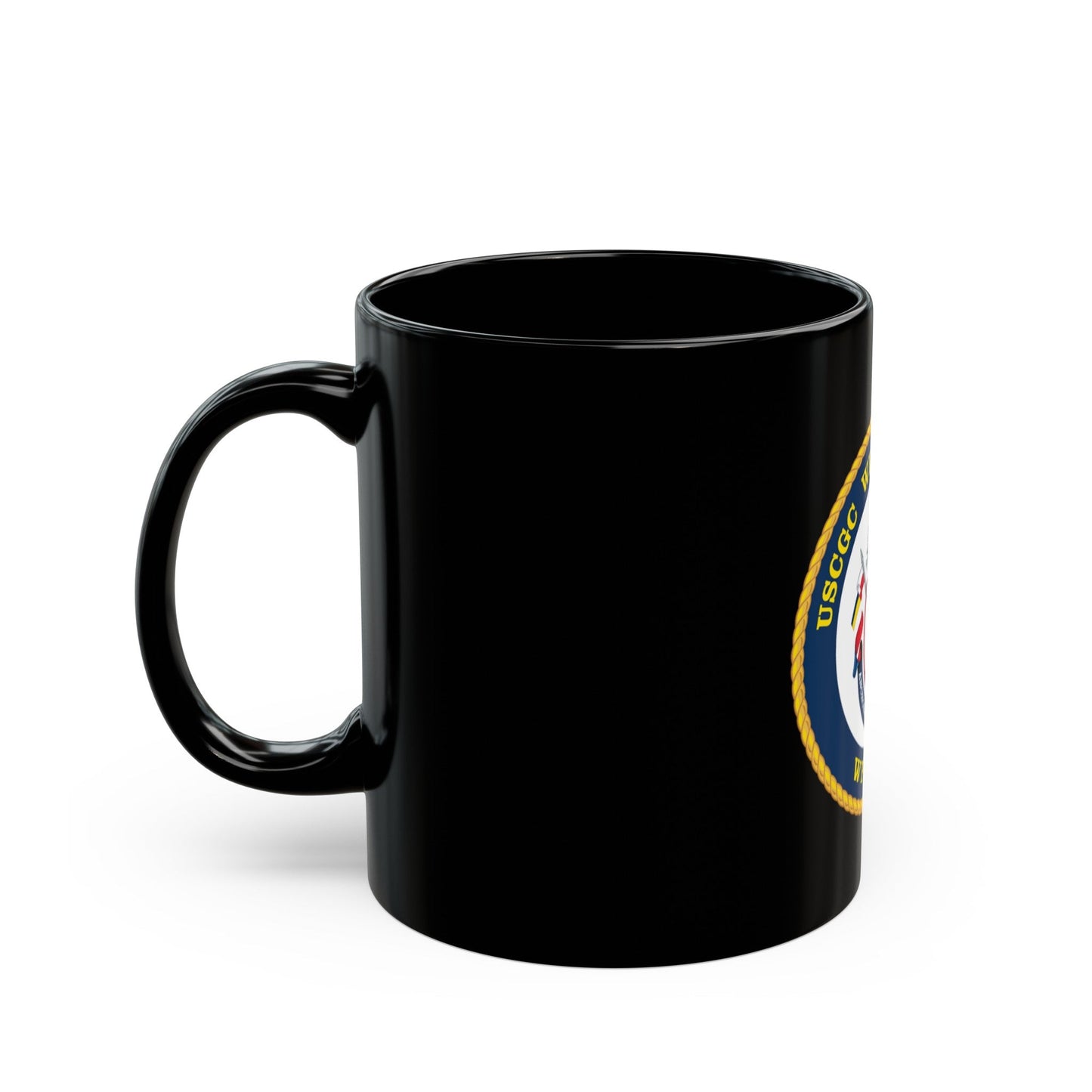 USCGC William Trump WPC 1111 (U.S. Coast Guard) Black Coffee Mug-The Sticker Space