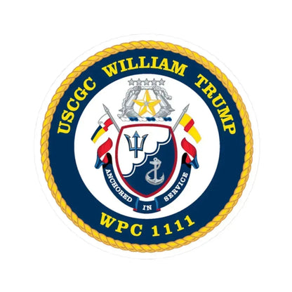 USCGC William Trump WPC 1111 (U.S. Coast Guard) STICKER Vinyl Kiss-Cut Decal - The Sticker Space