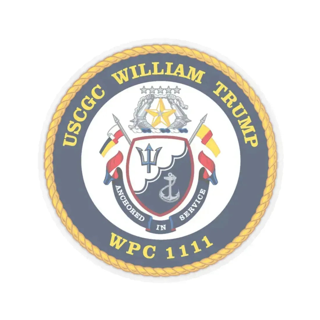 USCGC William Trump WPC 1111 (U.S. Coast Guard) STICKER Vinyl Kiss-Cut Decal - The Sticker Space
