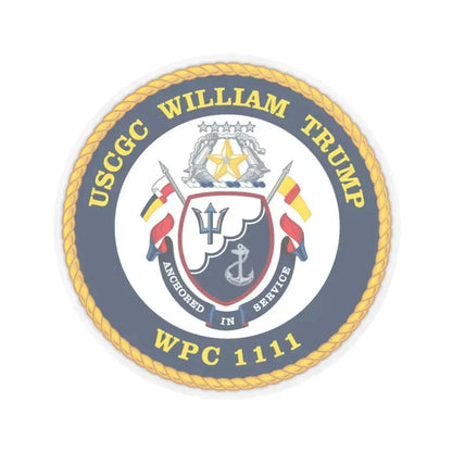 USCGC William Trump WPC 1111 (U.S. Coast Guard) STICKER Vinyl Kiss-Cut Decal - The Sticker Space