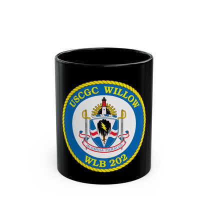 USCGC Willow WLB 202 (U.S. Coast Guard) Black Coffee Mug-11oz-The Sticker Space