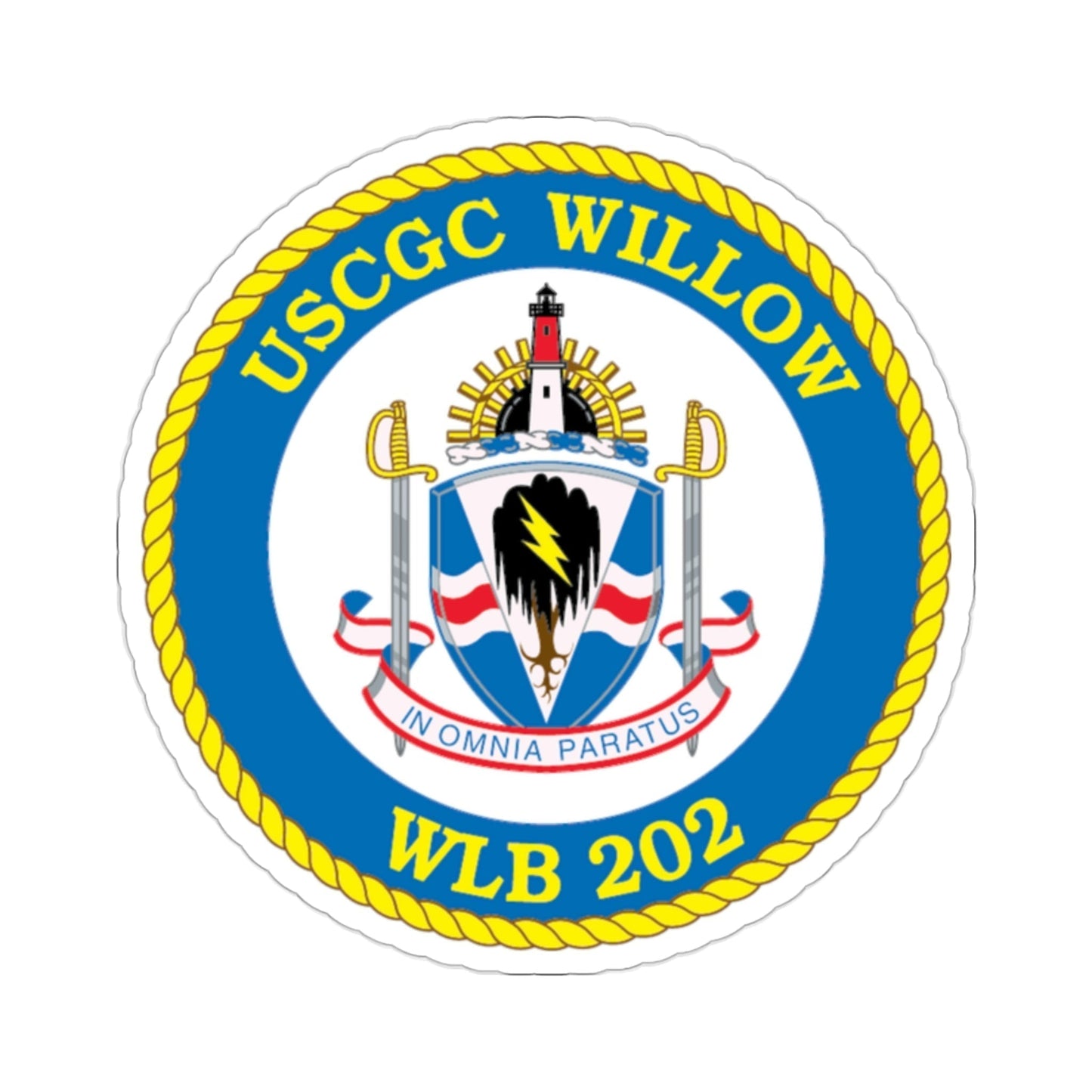 USCGC Willow WLB 202 (U.S. Coast Guard) STICKER Vinyl Die-Cut Decal-2 Inch-The Sticker Space