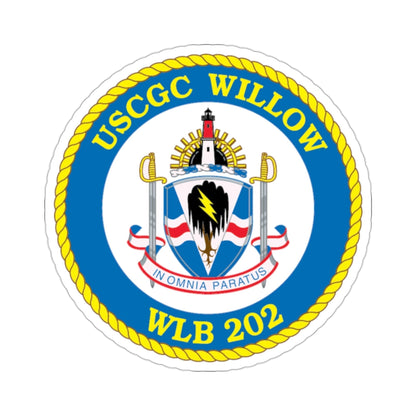 USCGC Willow WLB 202 (U.S. Coast Guard) STICKER Vinyl Die-Cut Decal-2 Inch-The Sticker Space