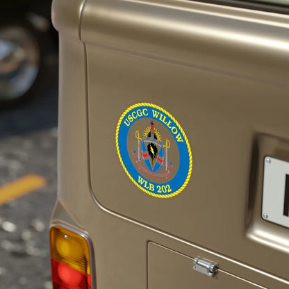 USCGC Willow WLB 202 (U.S. Coast Guard) Transparent STICKER Die-Cut Vinyl Decal - The Sticker Space