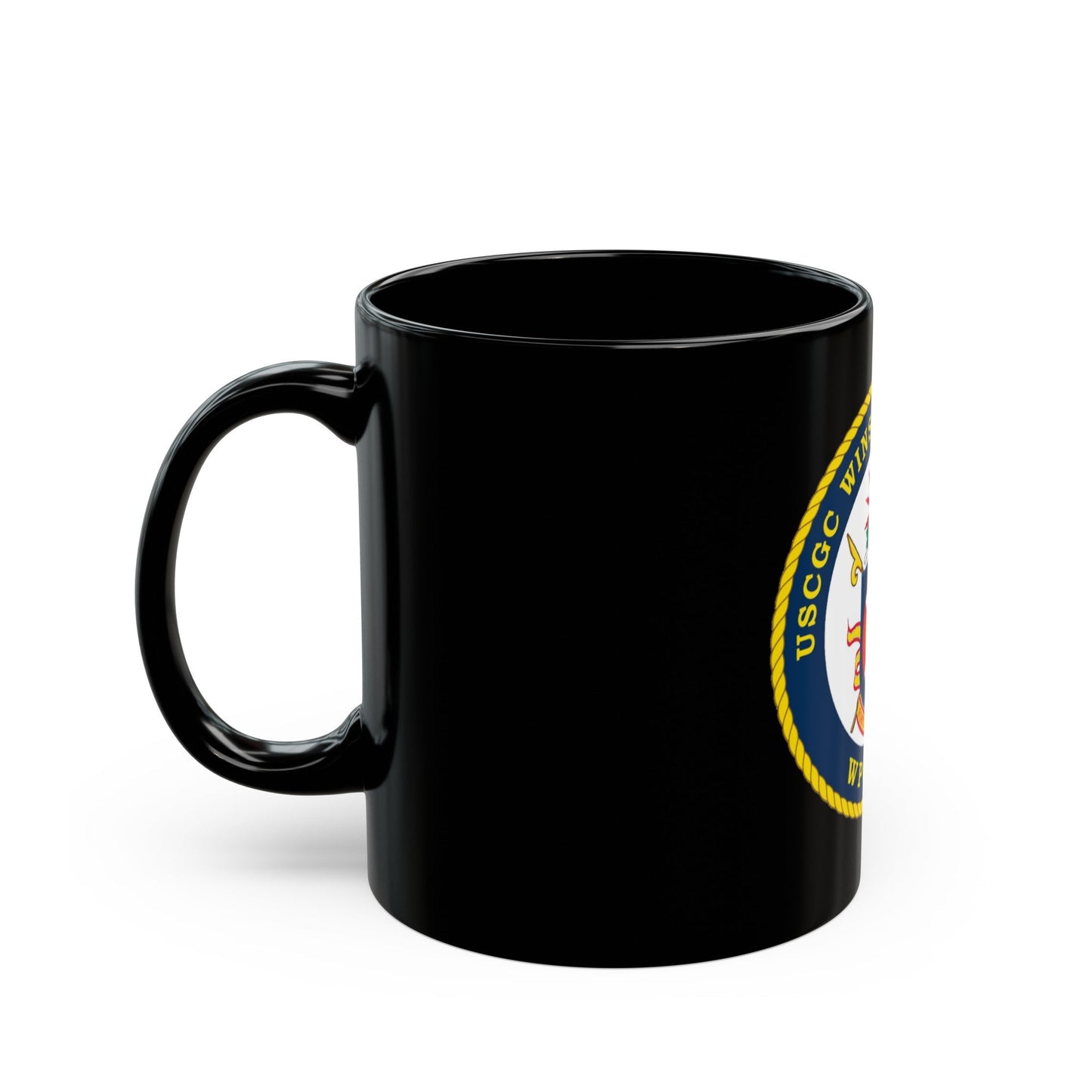 USCGC Winslow Griesser (U.S. Coast Guard) Black Coffee Mug-The Sticker Space