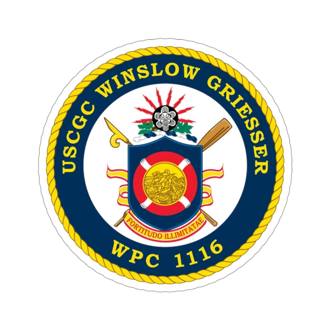 USCGC Winslow Griesser (U.S. Coast Guard) STICKER Vinyl Die-Cut Decal 3 Inch - The Sticker Space