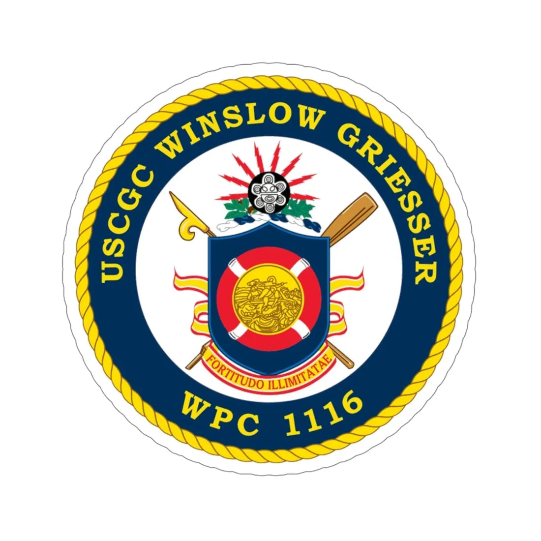 USCGC Winslow Griesser (U.S. Coast Guard) STICKER Vinyl Die-Cut Decal 4 Inch - The Sticker Space