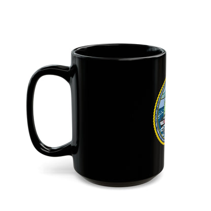 USCGS Columbia River (U.S. Coast Guard) Black Coffee Mug-The Sticker Space