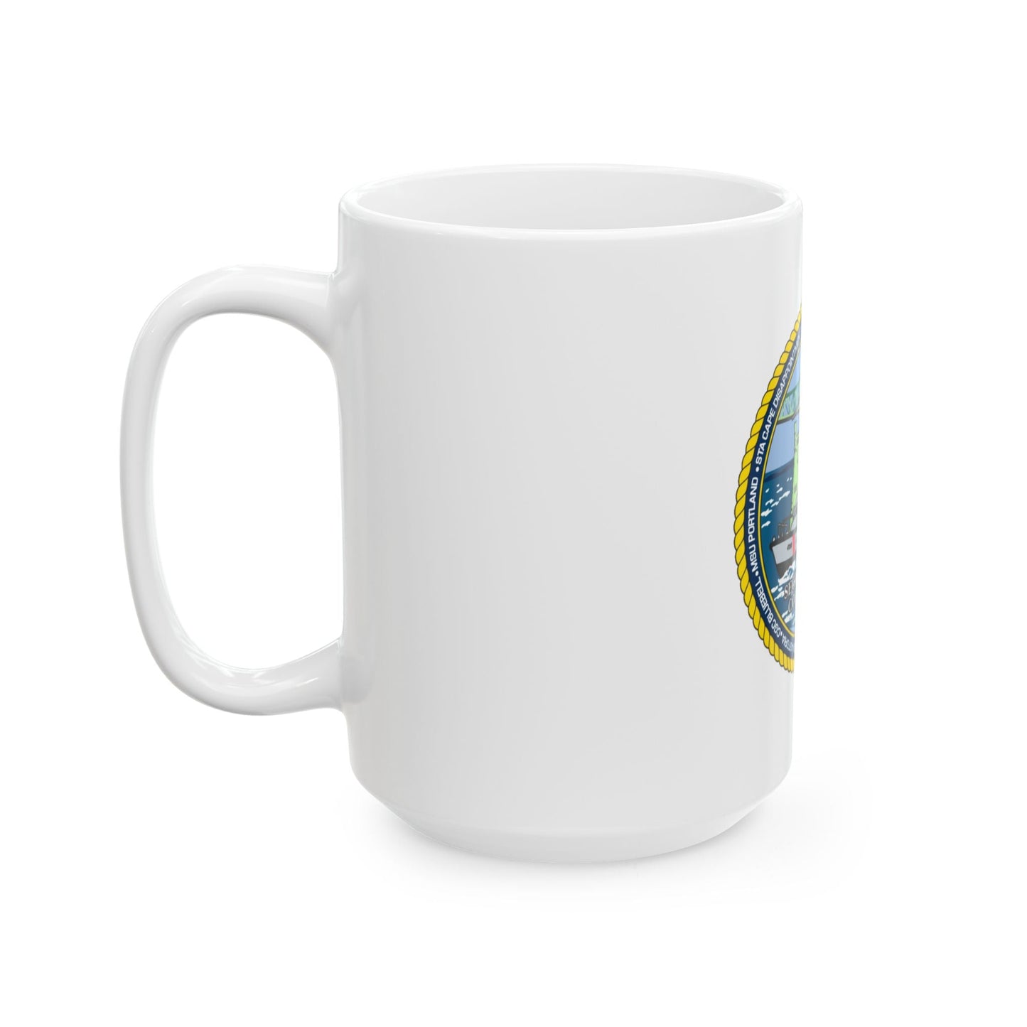 USCGS Columbia River (U.S. Coast Guard) White Coffee Mug