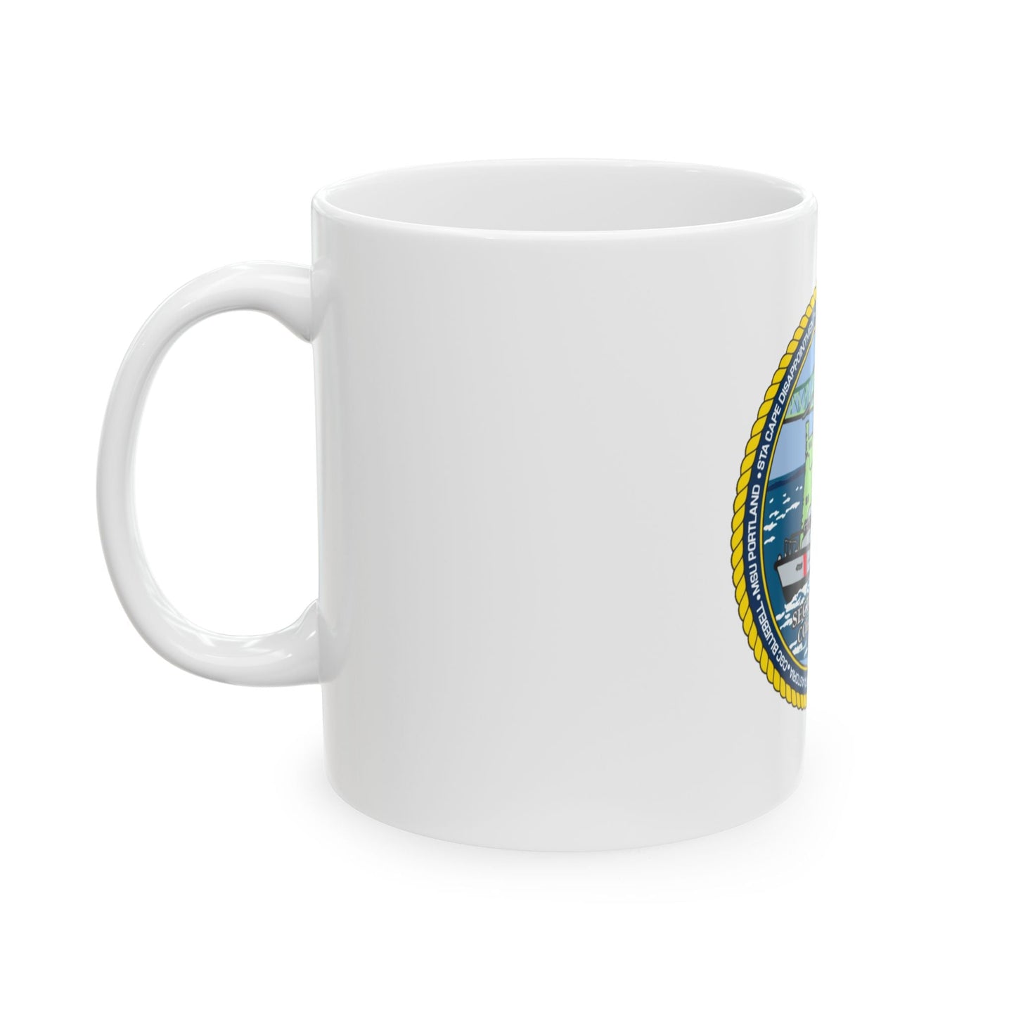 USCGS Columbia River (U.S. Coast Guard) White Coffee Mug